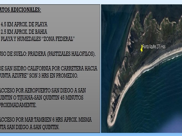 Terreno Turistico, 275 HAS San Quintin, B.C.