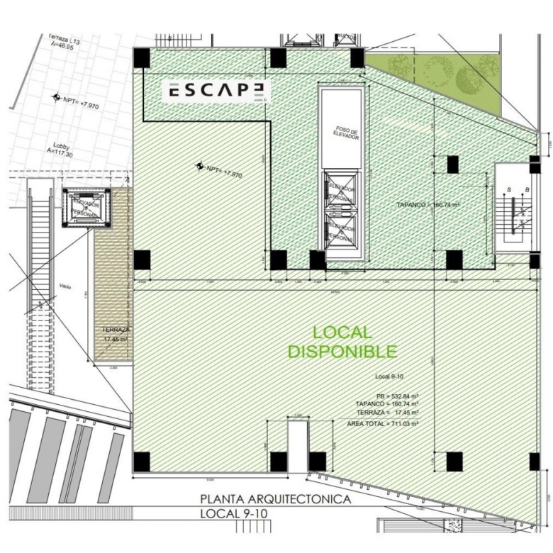 RENTA: Local comercial en Escape Santa Fe, ciudad de México