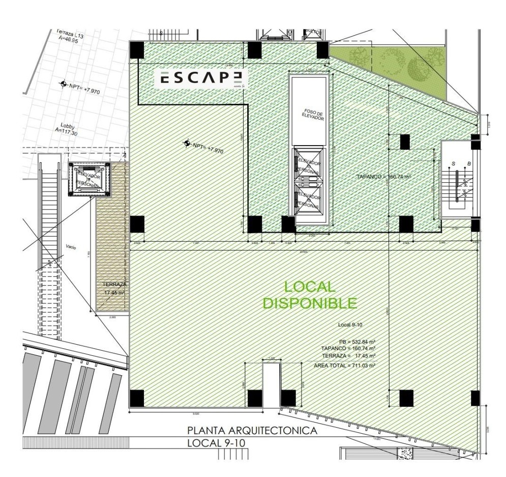RENTA: Local comercial en Escape Santa Fe, ciudad de México