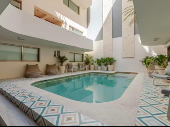 DEPARTAMENTO EN RENTA A UNOS PASOS DEL MAR – PLAYA DEL CARMEN