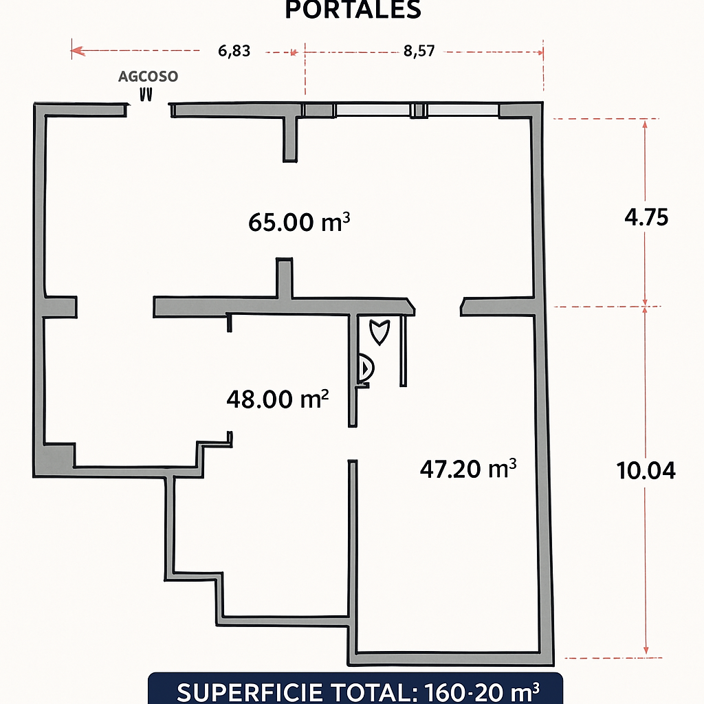 LOCAL EN LOS PORTALES DE TLACOLULA 160 M2.