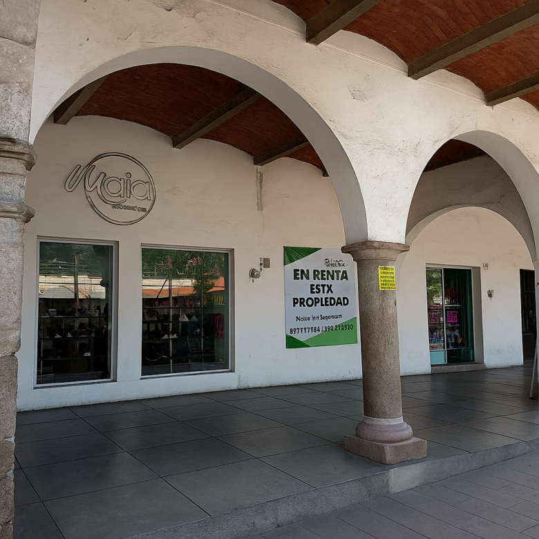 LOCAL EN LOS PORTALES DE TLACOLULA 160 M2.