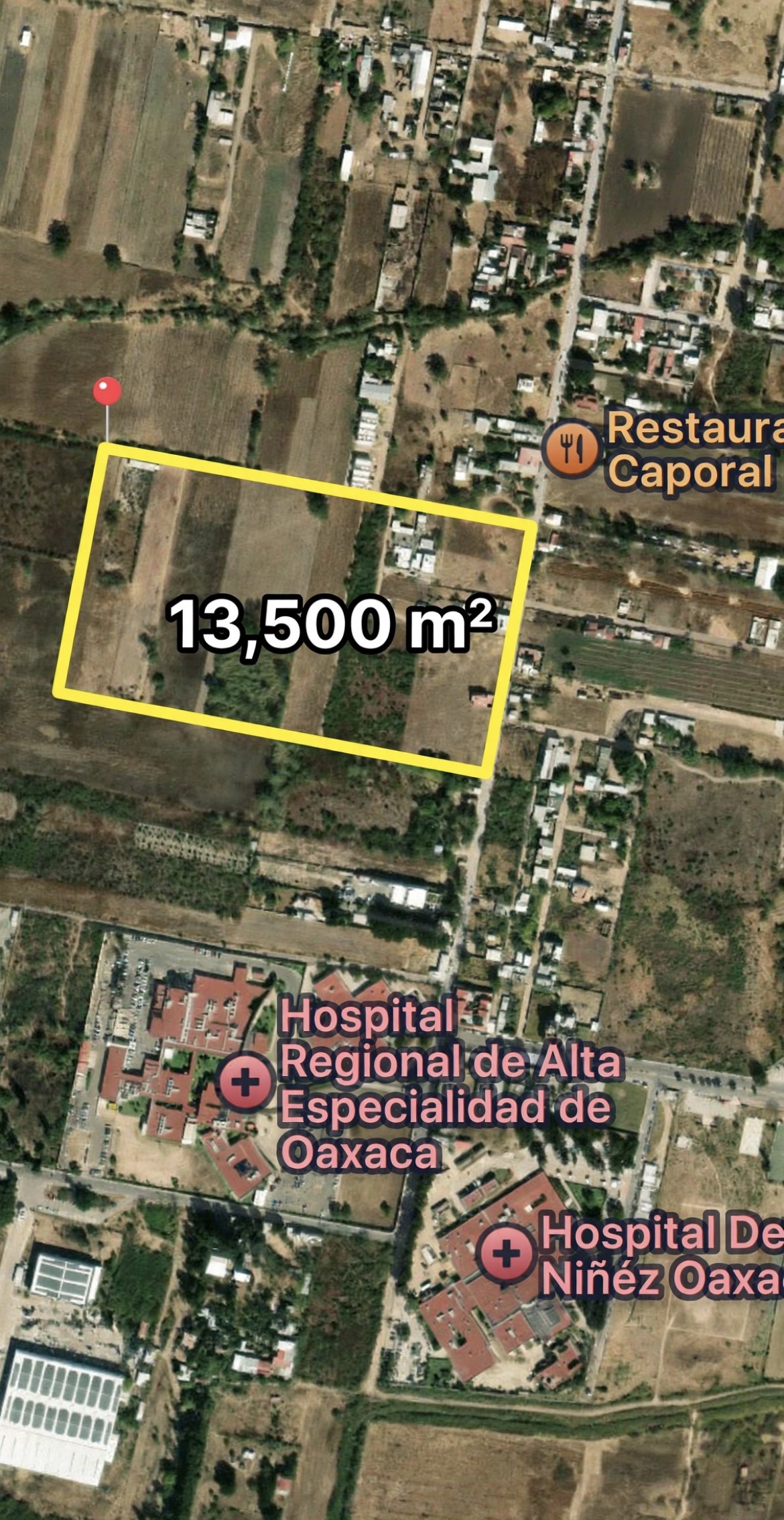 TERRENO PLANO DE 13500 M2 EN SAN BARTOLO COYOTEPEC OAXACA