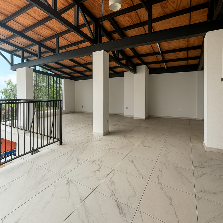 TERRAZA. IDEAL PARA RESTAURANTE. 134 M2 EN COL. VOLCANES
