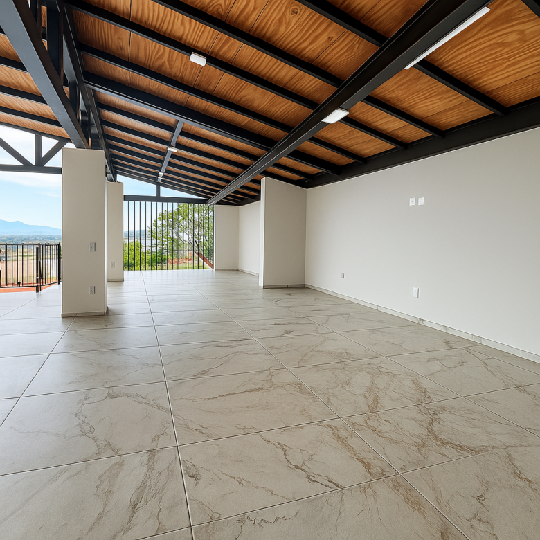 TERRAZA. IDEAL PARA RESTAURANTE. 134 M2 EN COL. VOLCANES