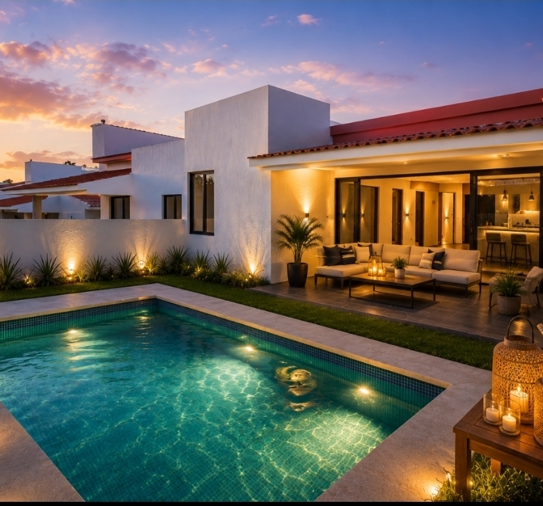 Casa sola dentro de Lomas de Cocoyoc.