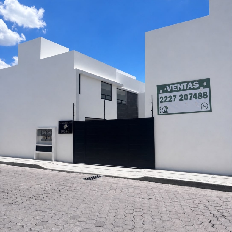 Casa nueva en conjunto privado, cerrada “Sn Jose” Xilotzingo, *Escrituración inmediata*